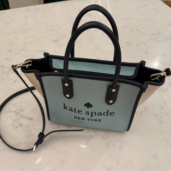 Kate Spade New York Ella Color Block Satchel Tote - NWOT - Picture 3 of 13